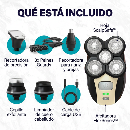 Hamilton FlexSeries - Afeitadora Corporal para Hombre